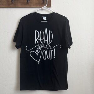 “Read Your Heart Out” Black T-shirt